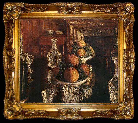 framed  Gustave Caillebotte Still life, ta009-2